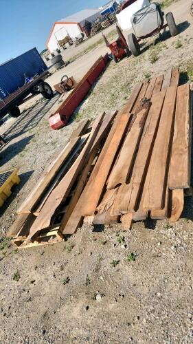 2 Skids of various size dried hardwood