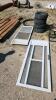 2 Metal exterior doors 80"x33", 77"x30"