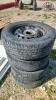 4 225/60R16 Wheels 50% tread - 2