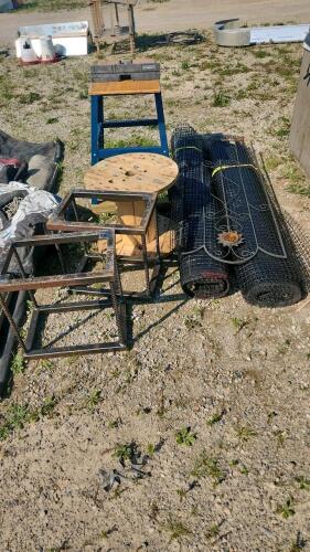 2 Rolls of 80" plastic fence, router table, etc