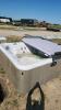 Hot tub w mismatch cover 8'x8'