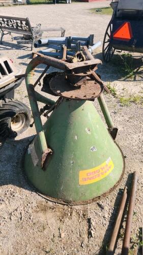 3PTH dry fertilizer spreader as is