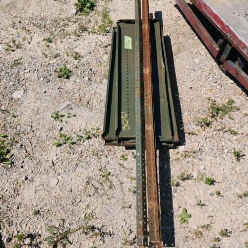 Steel racking unassembled