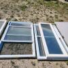 2- 5'x37", 1- 5'x22" Vinyl opening windows