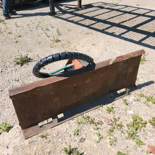 Skidsteer mount hydraulic motor w 540 pto & draw bar