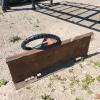 Skidsteer mount hydraulic motor w 540 pto & draw bar