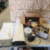 4'x13' Tarp & grinding disks, etc