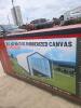 40'x18' Canvas shed unassembled - 2