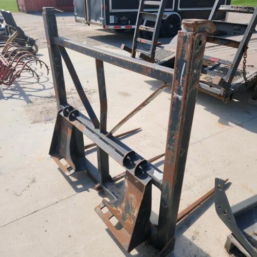 Skidsteer bale forj