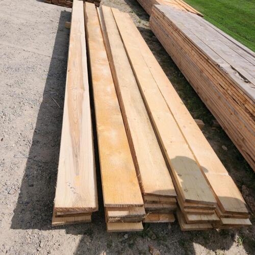30 Spruce boards 1"x8"x16'