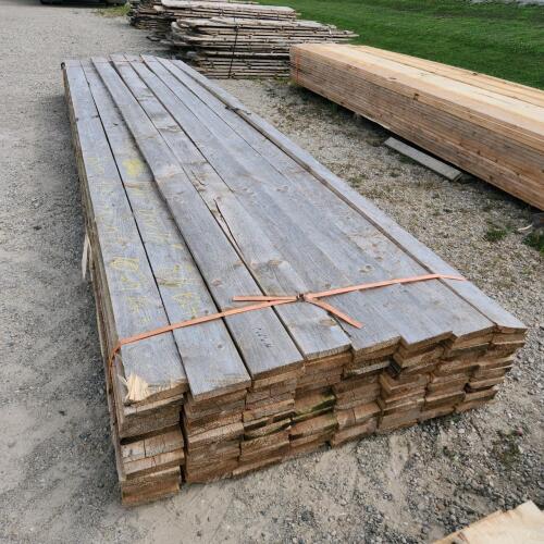102 Spruce boards 1"x6"x16'
