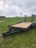 80"W 16'L Trailer w ownership, 7000lb axles, new deck