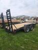 80"W 16'L Trailer w ownership, 7000lb axles, new deck - 2