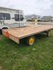 12' Wooden flat rack wagon - 2