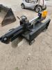 Skidsteer mount wood splitter, 32" stroke, needs repair