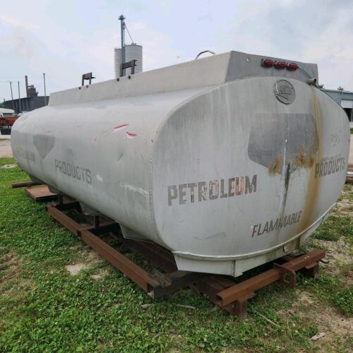 Alum fuel tank 94"W 61"H 13'L