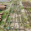 11' & 18' Steel gates, one is bent