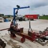 Heavy duty wood splitter w log lifting winch, 17" stroke