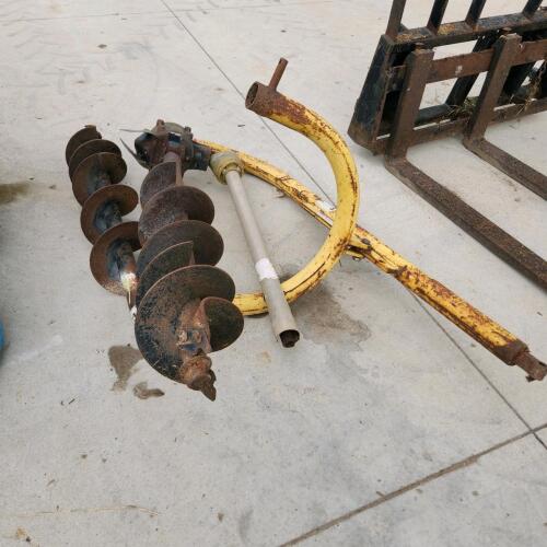 Post hole digger w 9" augers missing pto shaft