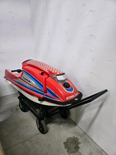 Kawasaki JS550 jet ski w cart, working order