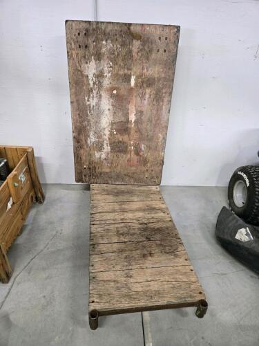 2 Rolling carts, 2'x4', 30"x48"
