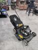 Running push mower