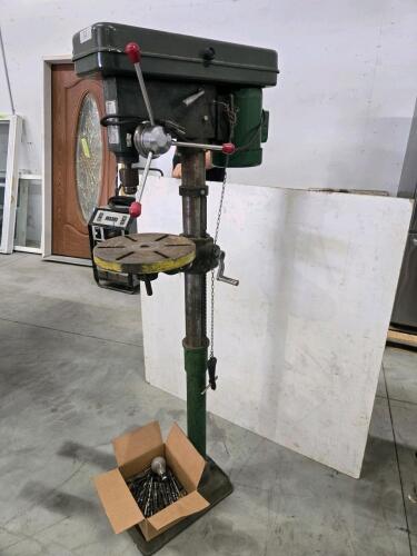 Heavy duty working floor model drill press w bits