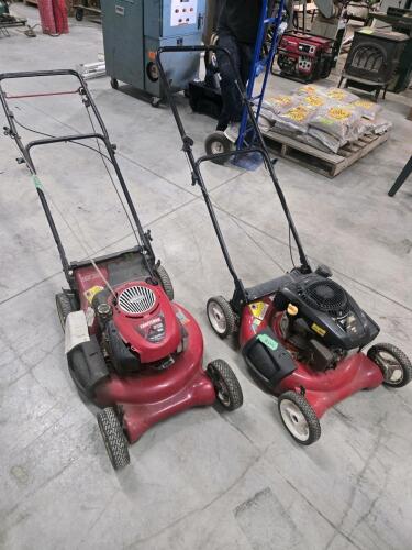 2 Push mowers as is