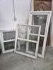 3 Vinyl opening windows 27"x62"H, 36"W 46"H, 27"W 37"H