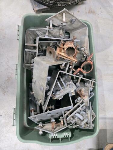 Heavy steel brackets