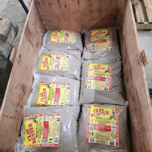 21 15kg bags of clay buster