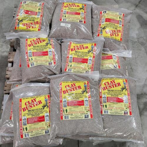 21 15kg bags of clay buster