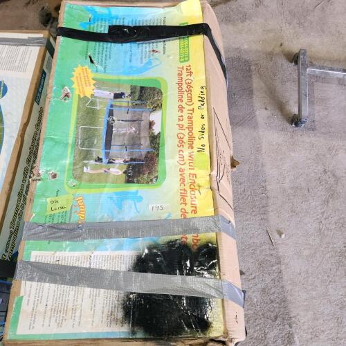 12' Trampoline no spring cover or enclosure