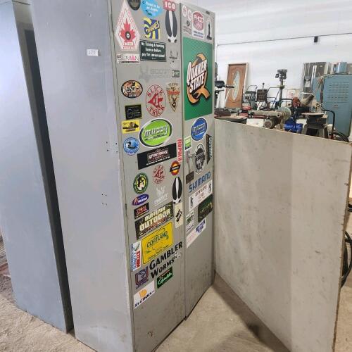 2 Door storage cabinet 3'W 18"D 6'H