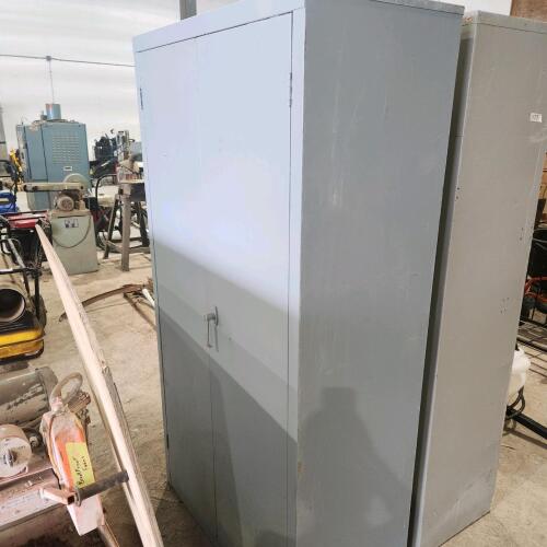 2 Door storage cabinet 3'W 18"D 6'H