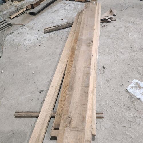 Various sized hard wood boards