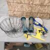 Hanging plant holders, bird feeders, lawn sprinklers, etc.