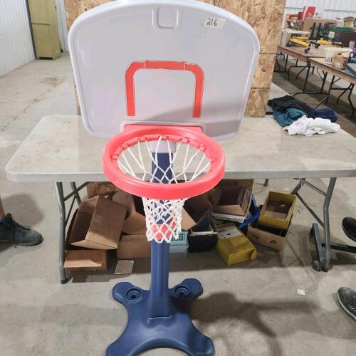 Kids plastic basketball net
