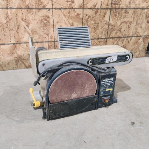 Mastercraft belt/disk sander