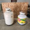 2 Empty bbq tanks
