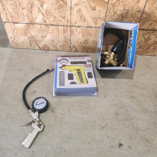Vacuum pump & bleeder kit, plumbing kit