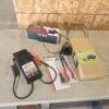 Wheel chocks, load tester, tools, etc.