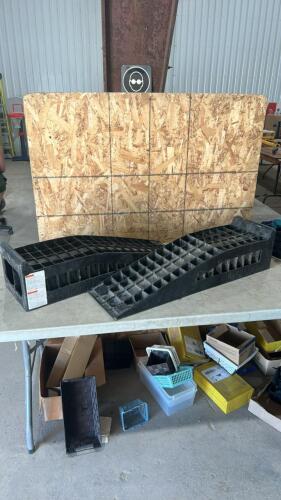 Plastic car ramps