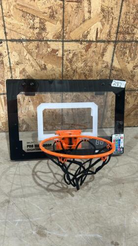 LED interactive doorstop basketball hoop