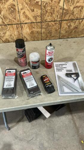 Automotive painting supplies, square