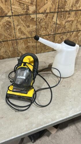 Car vacuum, oil jug