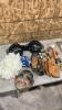 Baseball gear, dinky toys, etc