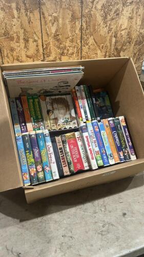 DVDs, VHS, records
