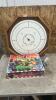 Crokinole board, board game
