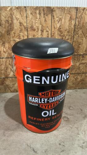 Harley Davidson storage stool